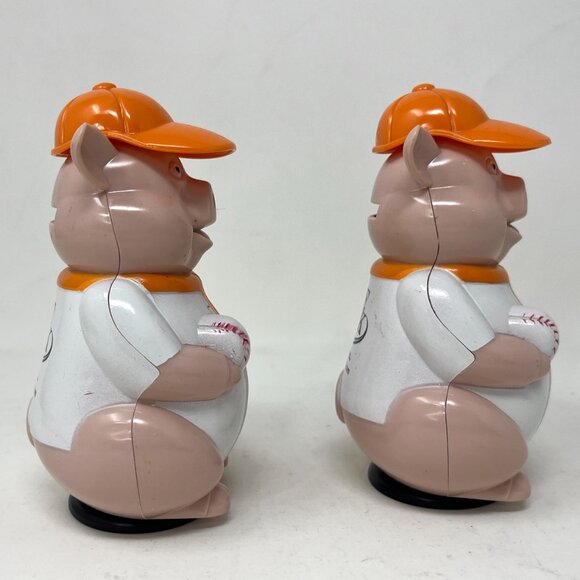 [Lot of 2] Vintage TCF BANK Baseball Piggy Banks Hard Plastic Promo Promotional - Picture 4 of 6